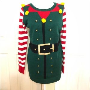 Women’s Elf Ugly Christmas Sweater